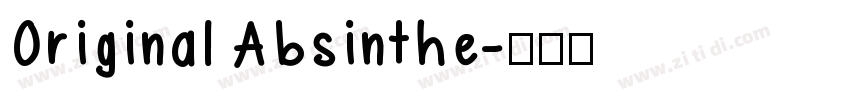 Original Absinthe字体转换